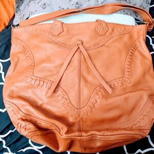 New Never Used - Isabella Fiore Leather Oversized Tote Bag